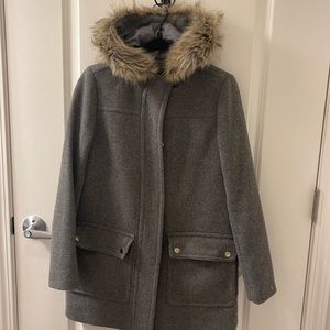 Gray JCrew Coat